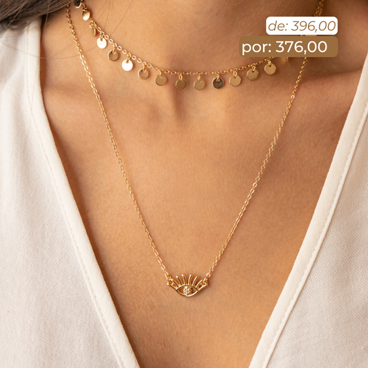 Mix Colar Clouds + Colar Eye