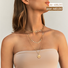 Mix Colar Clouds Longo + Colar Supernova