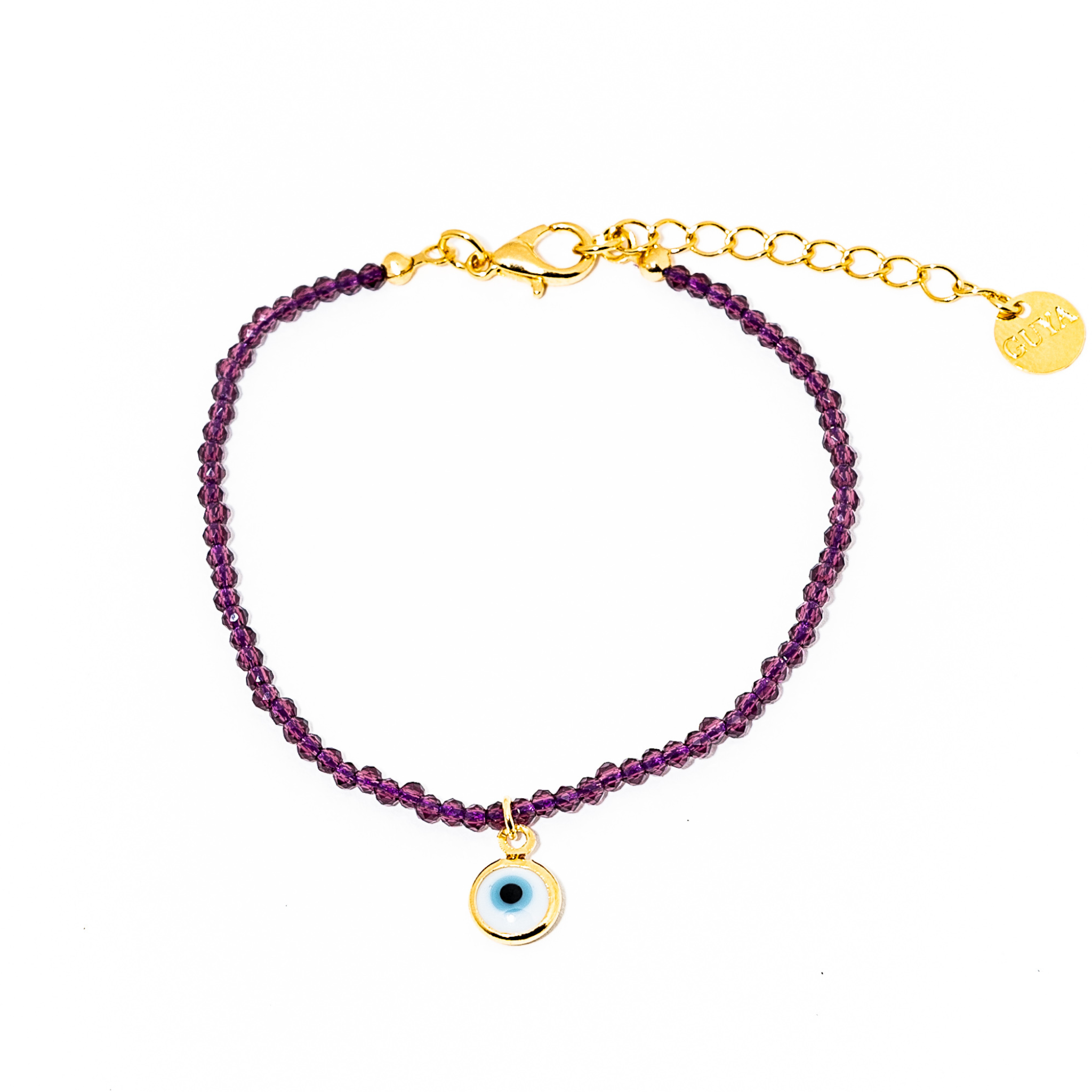 Pulseira Cristal Greek Roxo