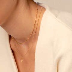 Mix Colar Choker Bond + Colar Inicial