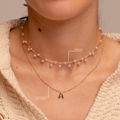 Mix Colar Juli + Colar Inicial