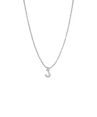 Colar Inicial Pequeno Ródio