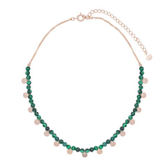 Colar Clouds de Malaquita