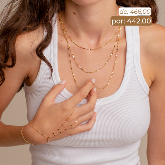 Mix Colar River + Handchain Lola