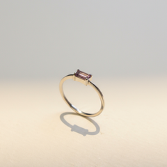 Anel Belle Cristal Ametista Regulável