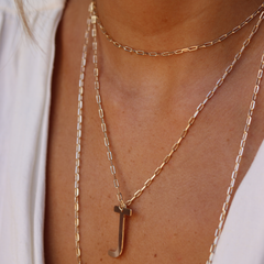 Colar Inicial Grande Longo