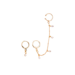 Argolinha e Piercing Mixed Sparkle