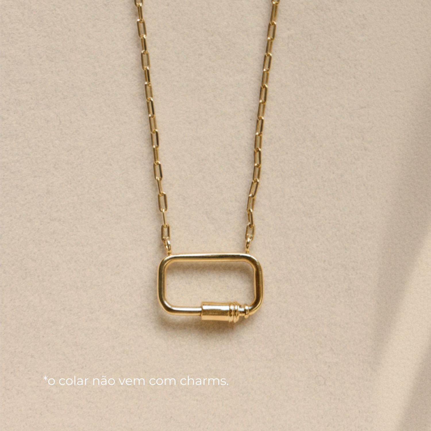 Colar Charm Rosca