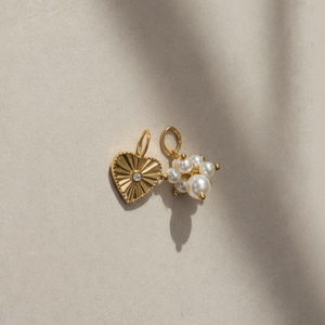 Mix Buquê de Pérolas + Charm Coração
