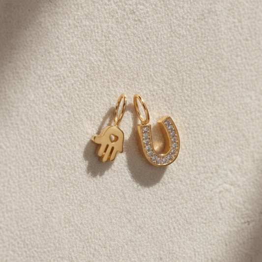 Mix Charm Hamsá + Charm Ferradura