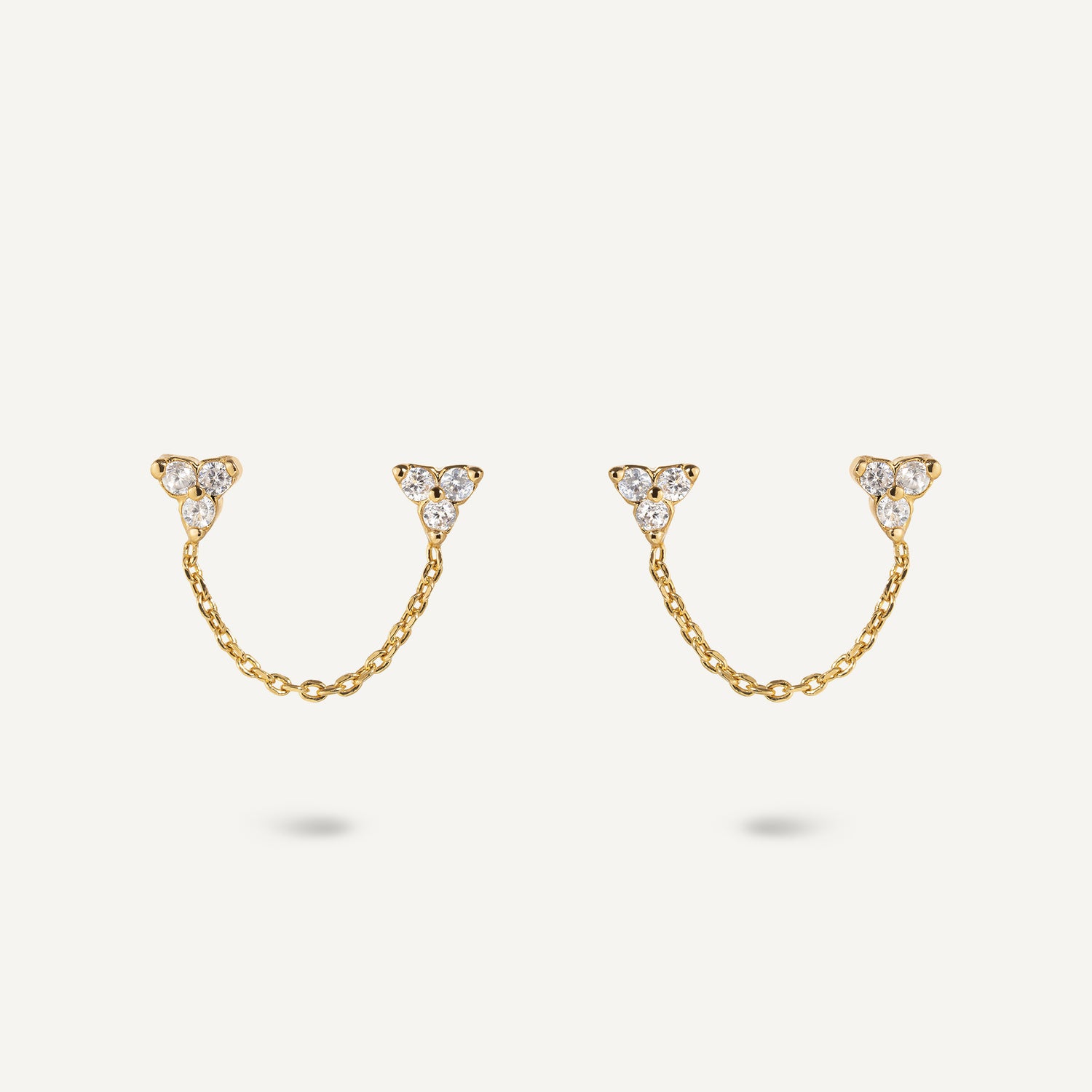 Brinco Duo Trinity Chain