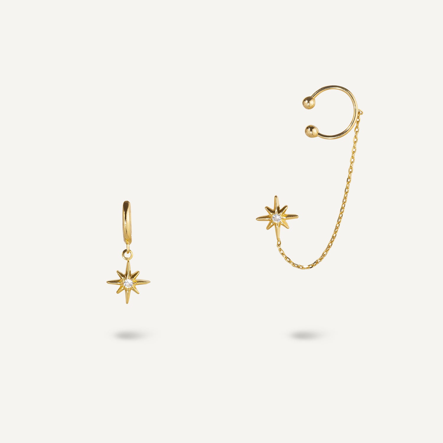 Argolinha e Piercing Mixed Stardust