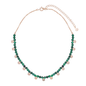 Colar Clouds de Malaquita