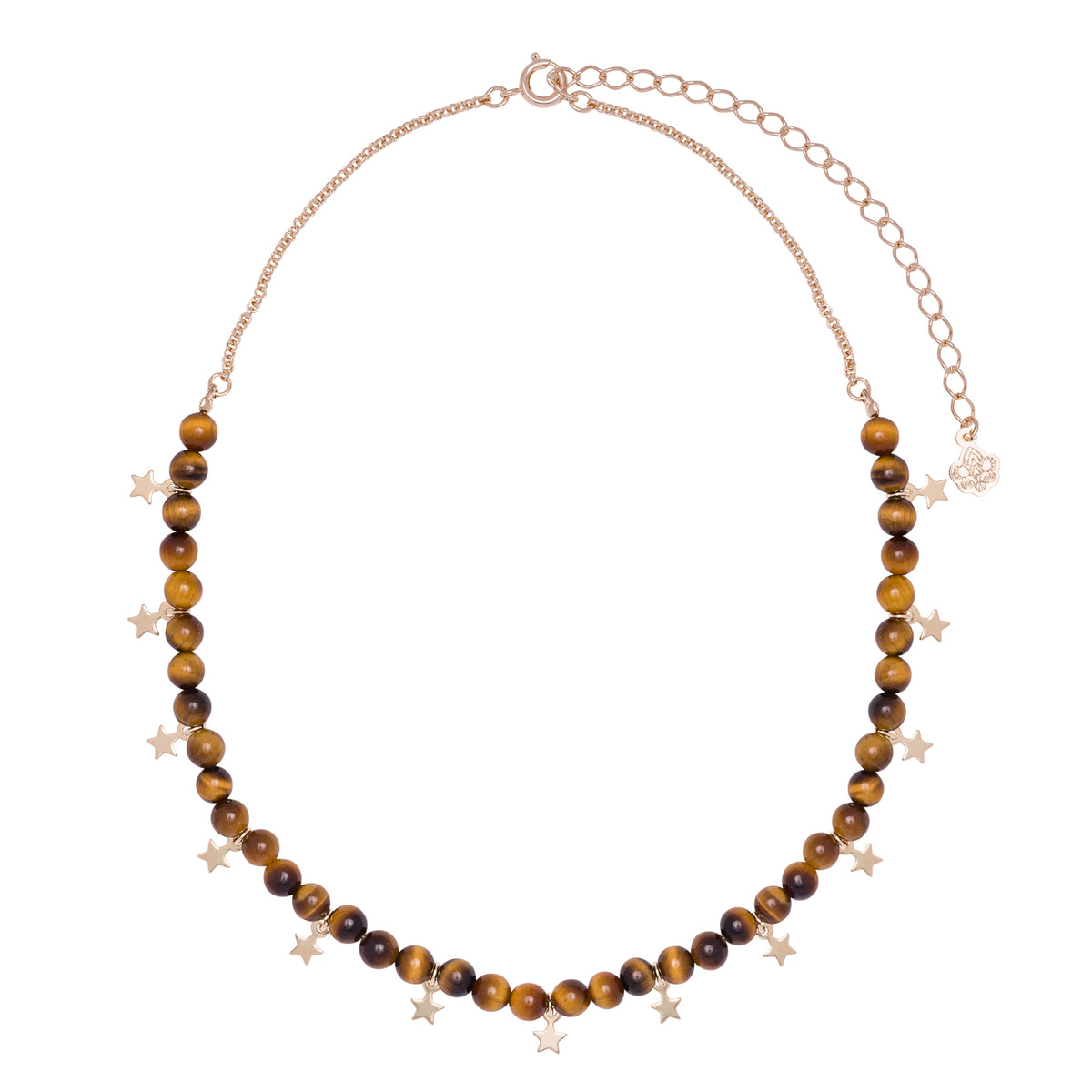 Colar Stars de Olho de Tigre