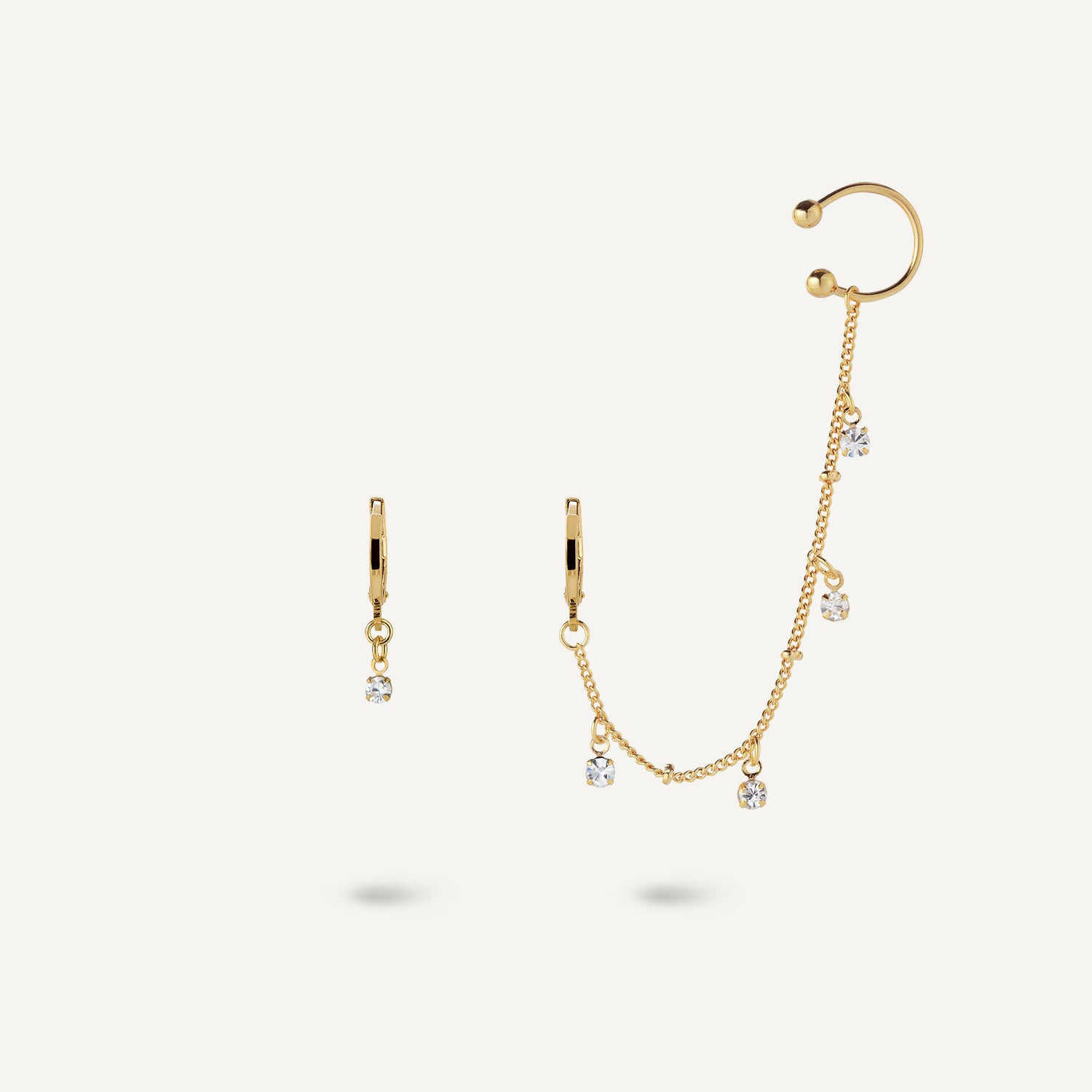 Argolinha e Piercing Mixed Sparkle