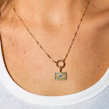Colar Charm River + Charm Brasil
