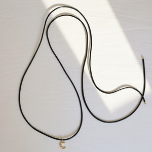 Choker Couro Preto