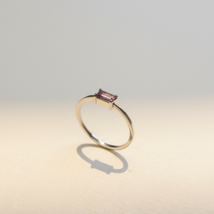 Anel Belle Cristal Ametista Regulável