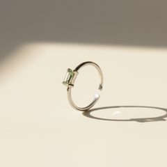 Anel Belle Cristal Berilo Regulável