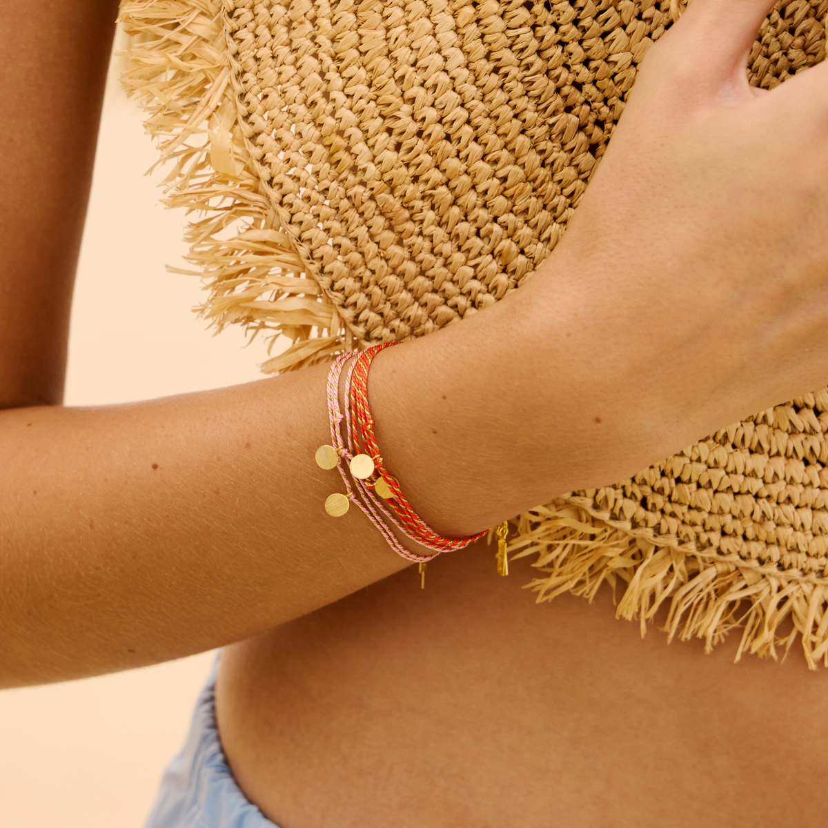 Pulseira Milagres ⁠⁠Laranja