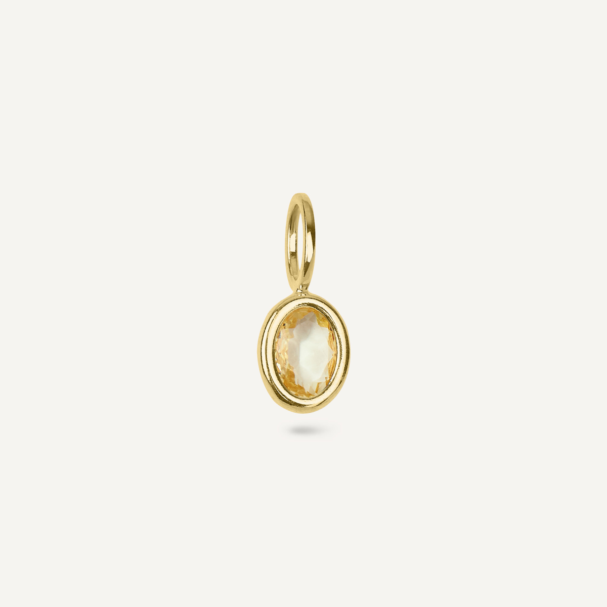 Charm Birthstone Novembro Citrino