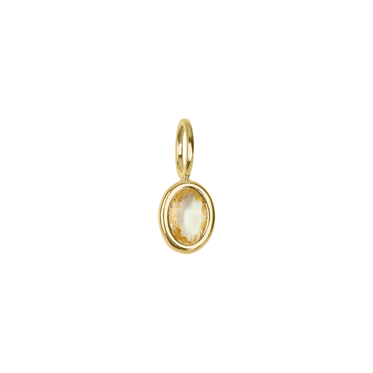 Charm Birthstone Novembro Citrino