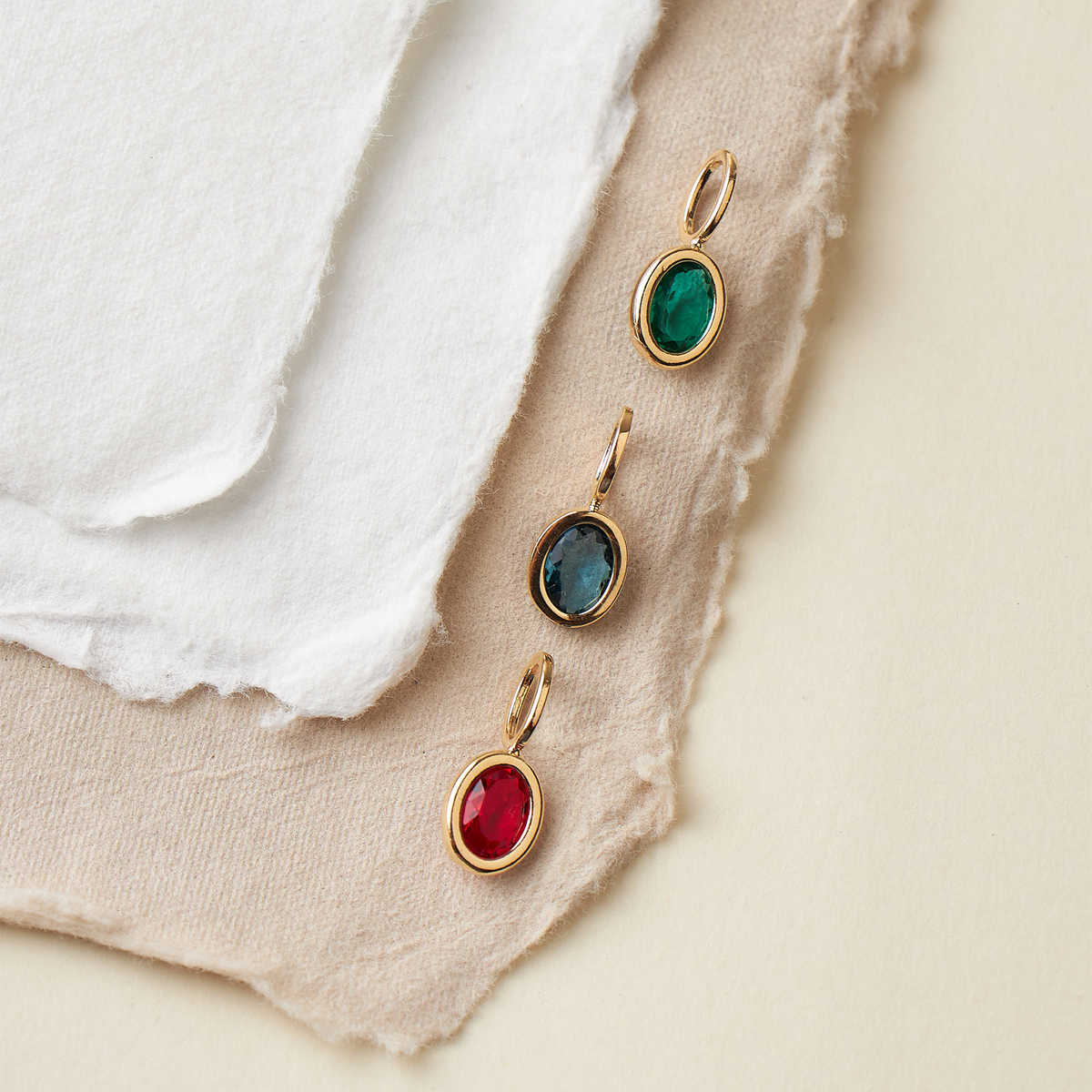 Charm Birthstone Setembro Topázio