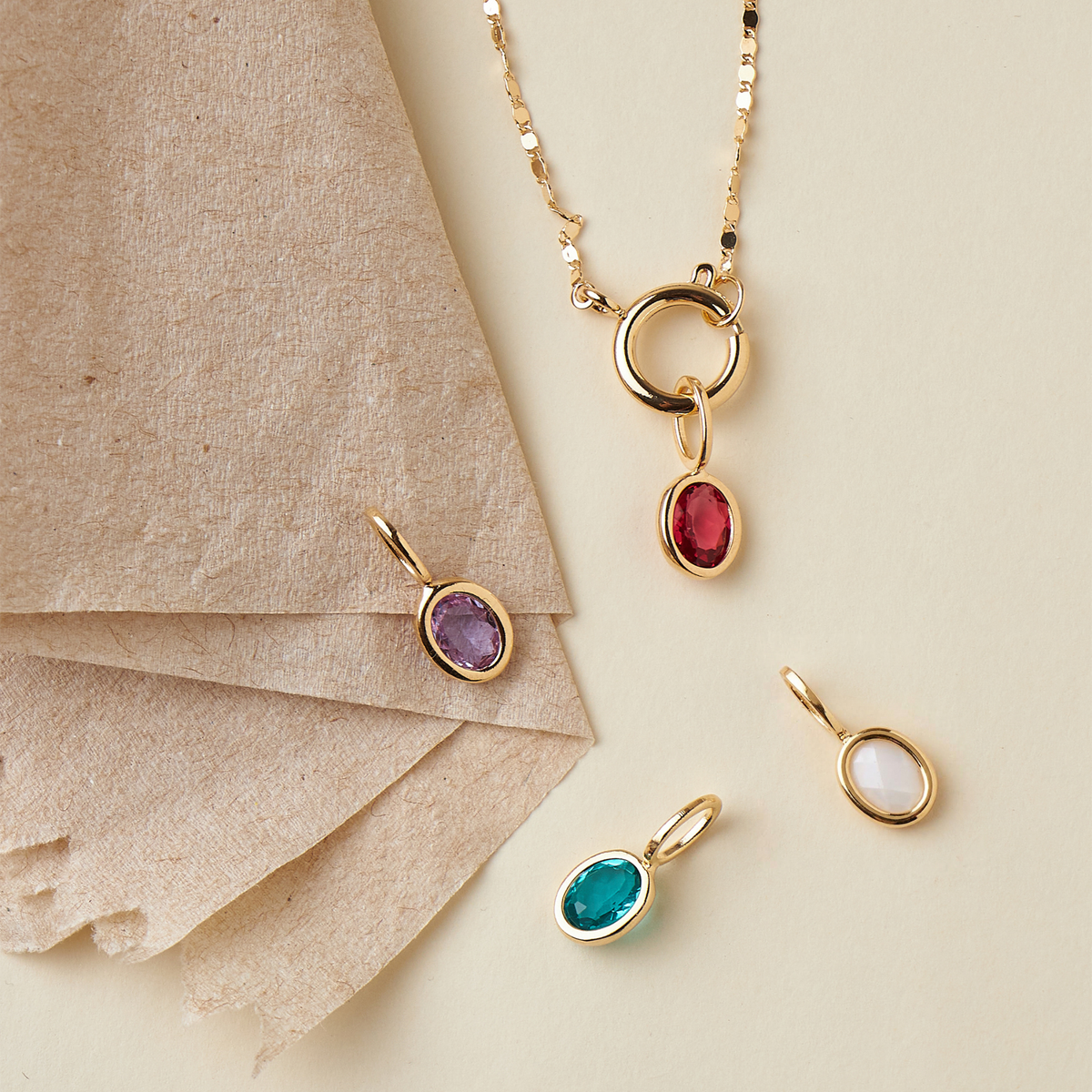 Charm Birthstone Janeiro Granada