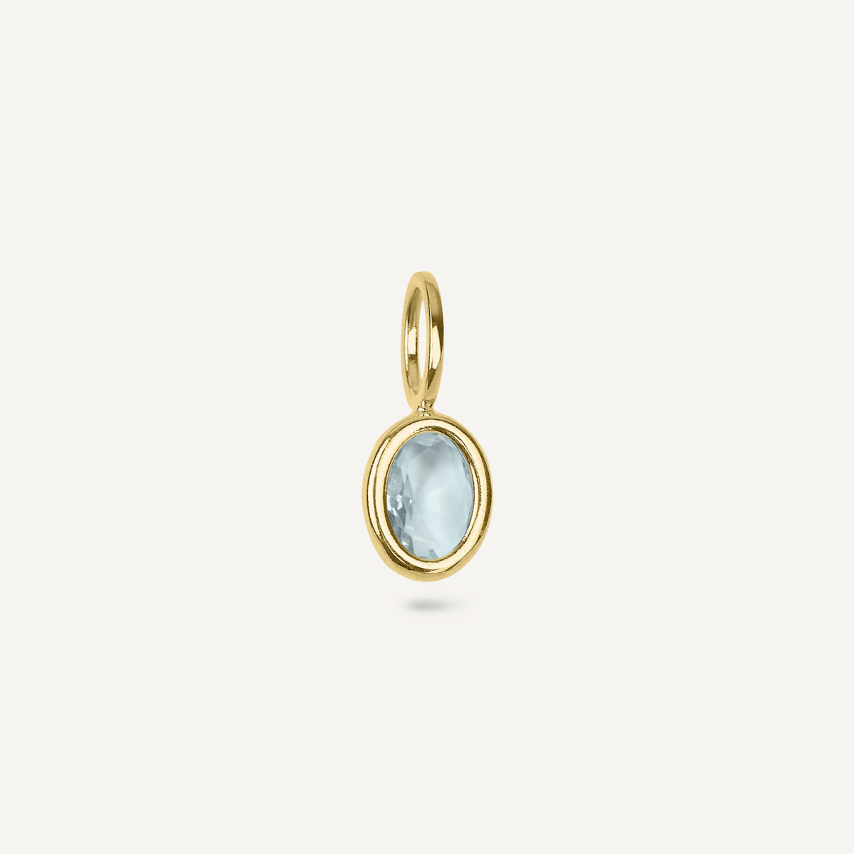 Charm Birthstone Março Água Marinha