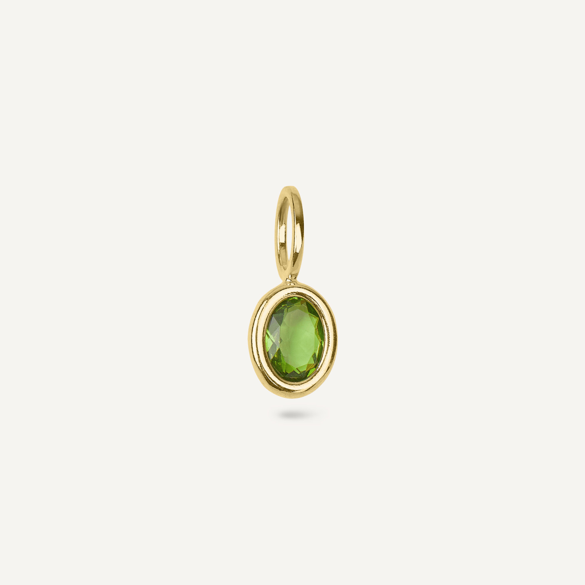 Charm Birthstone Agosto Verde Berilo