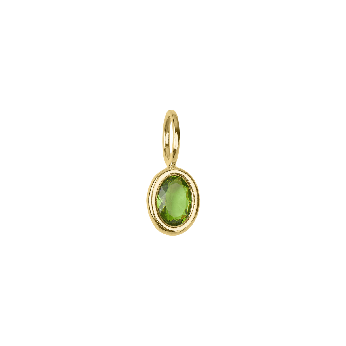 Charm Birthstone Agosto Verde Berilo