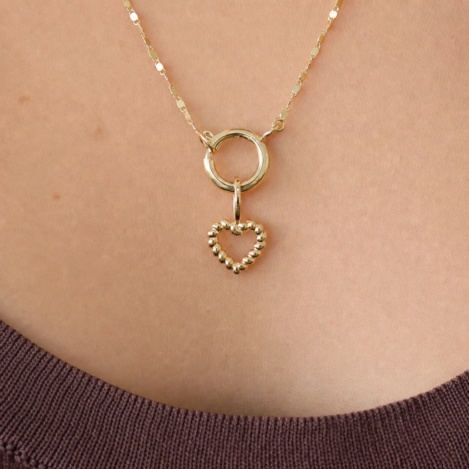 Charm Pretzel Heart