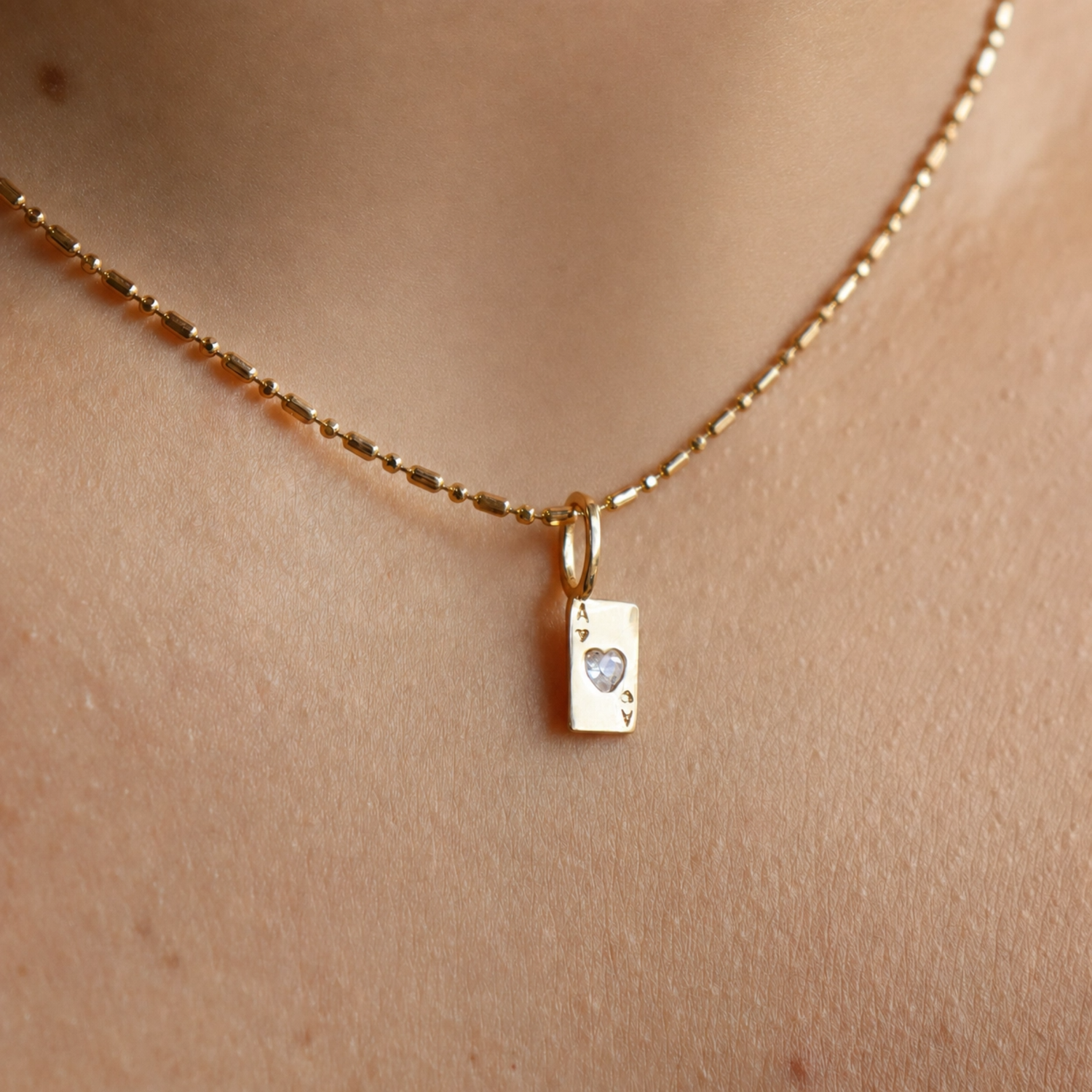 Charm Ace of Hearts